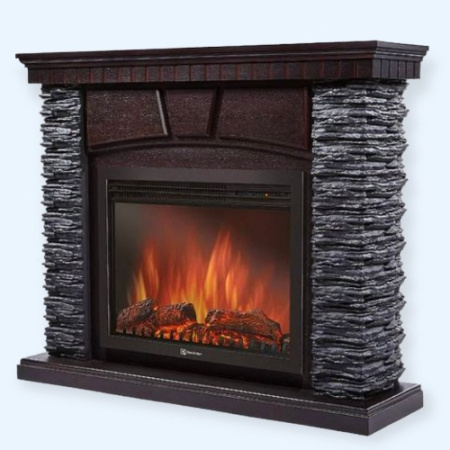 Porto 30 камень черный шпон венге (1202944) Firelight Портал